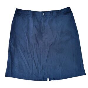 CJ Banks Black Cotton Maxi Skirt‎ 30W Modest Yellowstone